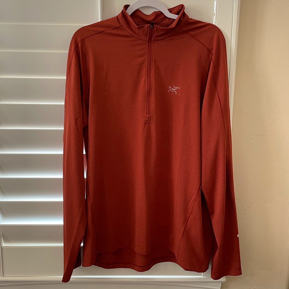 Arc’teryx Cormac Zip Neck Shirt Sz L
